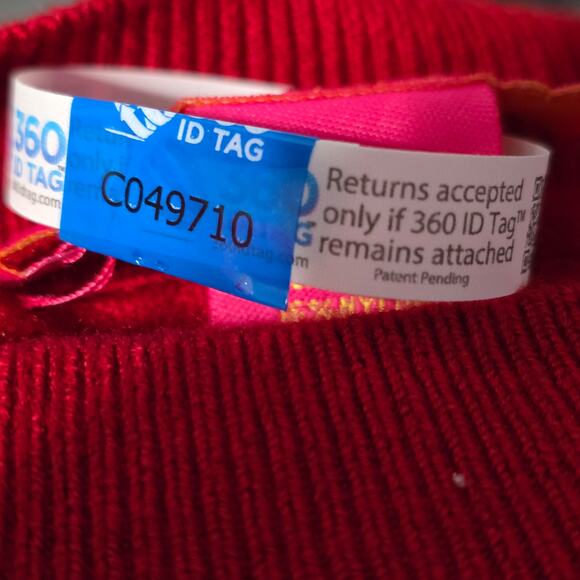 NWT Catherine by Catherine Malandrino Red Boatneck Long Sleeve Sweater Large - Picture 6 of 6